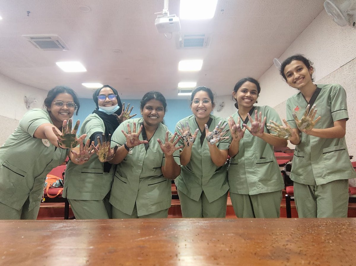 WManipal's tweet photo. Students of 2nd year https://t.co/J6e4D6NMd1. DAN in the making of souvenir for Resource persons of #NutritionUpdate 2022. #Creativity comes from conflicts of #ideas in #youngminds
@ThiruChef @MAHE_Manipal @ITCCorpCom  @ITCHotels 
#sustainableideas #creativesolutions #Sustainable https://t.co/f1rTHOZA6K