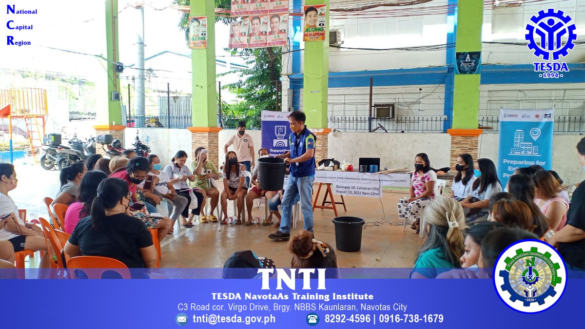 TESDA on Twitter "35 na mga benepisyaryo ang nakilahok sa pagsasanay