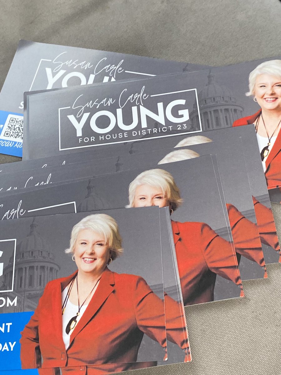 waldron4ok's tweet image. Candidate Profile: Susan Young

Last week I knocked doors with Susan Young, a retired nurse running for House District 23 around Catoosa. She’s a longtime friend, and the parent of two former students. We had a good morning, talking to neighbors in small town Oklahoma. 1/14