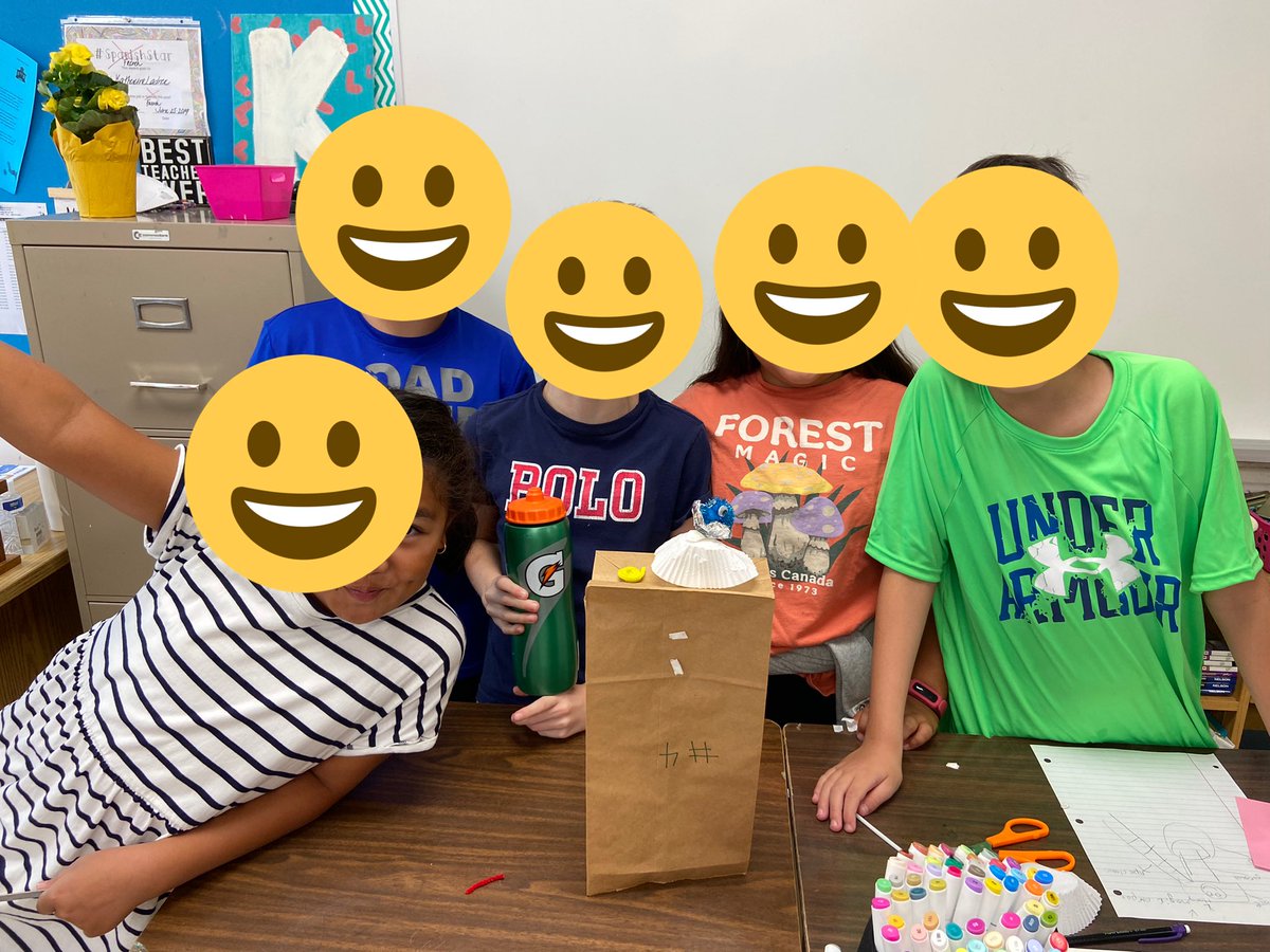 mrsladner1420's tweet photo. Today’s STEM challenge was to #helpharry by creating a perch for Harry so he could have a better view of our classroom @stjeromedpcdsb using only materials provided. Students worked together to test and RE-test their designs to create some super (and comfortable) perches for him! https://t.co/UYHnWL9d1r