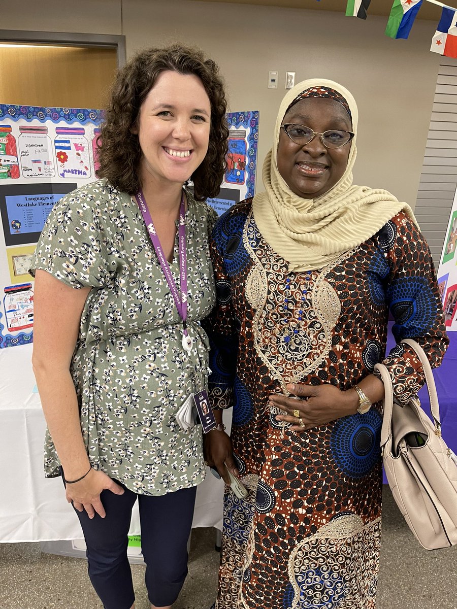 MrsMastenWLE's tweet photo. I was so happy to see one of my sweet summer school students and her family, as well as an old colleague and dear friend @SeliatElebute1  #wearewayne https://t.co/T2IQMUrmGj