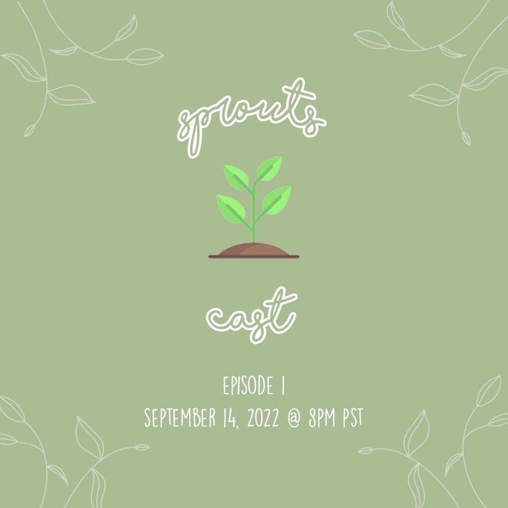 jasrninetea's tweet photo. Hi everyone!! I never thought i’d ever be announcing a podcast but here we are, featuring the sprout girls 💖

WELCOME TO THE SPROUTSCAST!! 🌱
We will have our first episode 9/14 @ 8PM PST on Kathy’s channel!

BE THERE OR BE SQUARE 🤠👍🏼

@cathywithaK @n0tandreaaa @Trinitylimit_ https://t.co/Xg3FMbPEgk