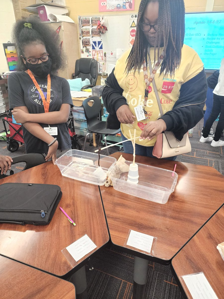 DannerKR's tweet photo. Students were at work today in @msboring6 class building irrigation systems.  Great collaboration! #engineeringmindset @LMS_Boyd https://t.co/fMIZj6MAle