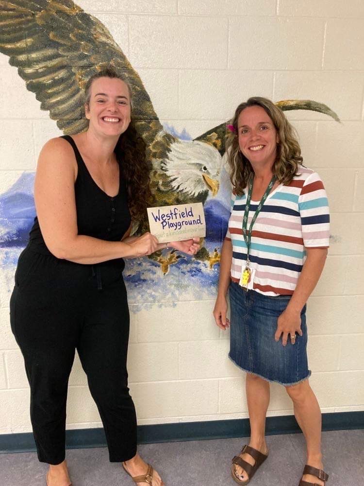 From our staff to yours. Our small contribution to your playground fund. #putakinddeedinyourfeed