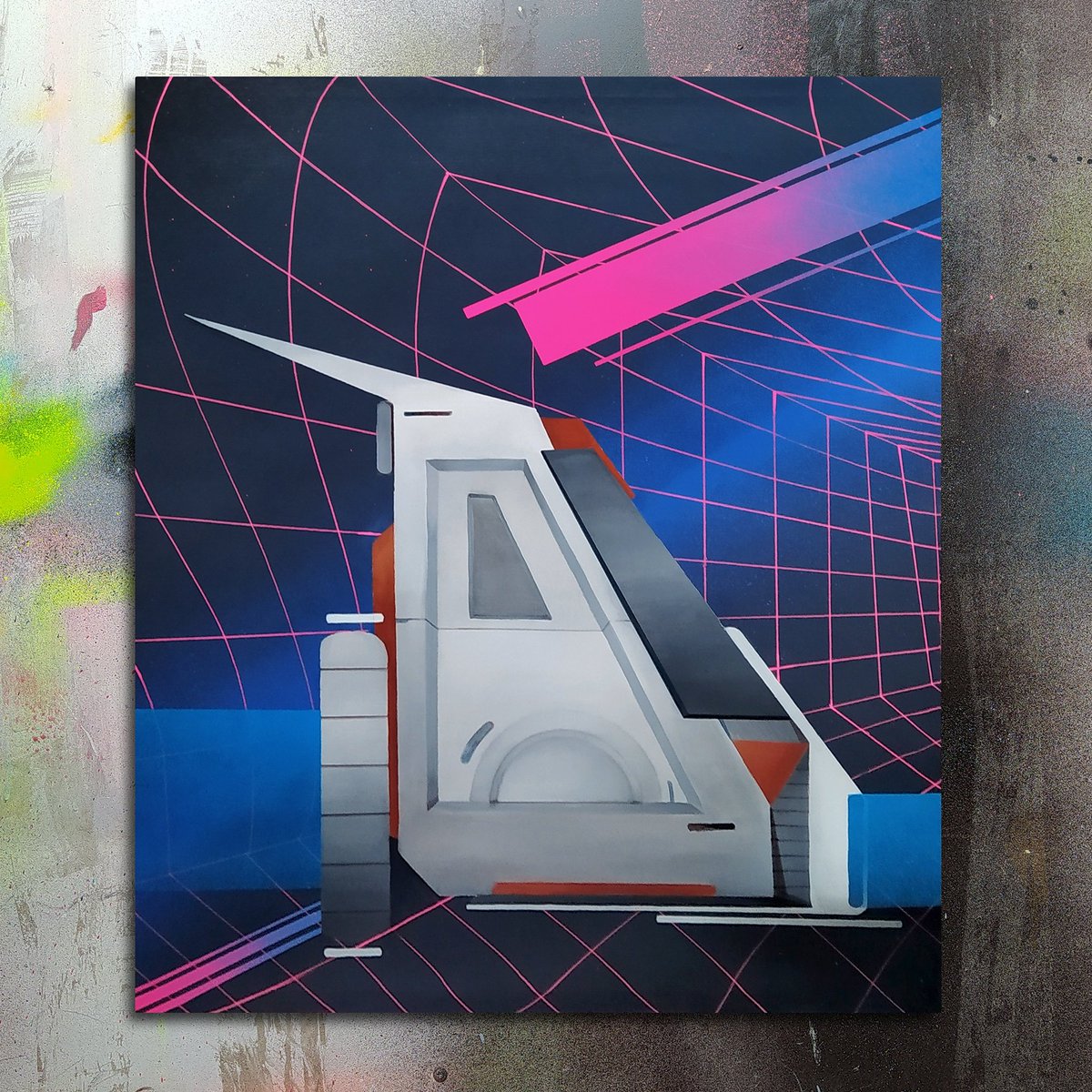 SikerKing's tweet photo. Physical artwork
Dimension rocket. Also you can see and buy the NFT based in this art.
@rarible

 #nft #nfts #graffiti #art #painting #sikercvs #crypto https://t.co/jaMiaEBwbn