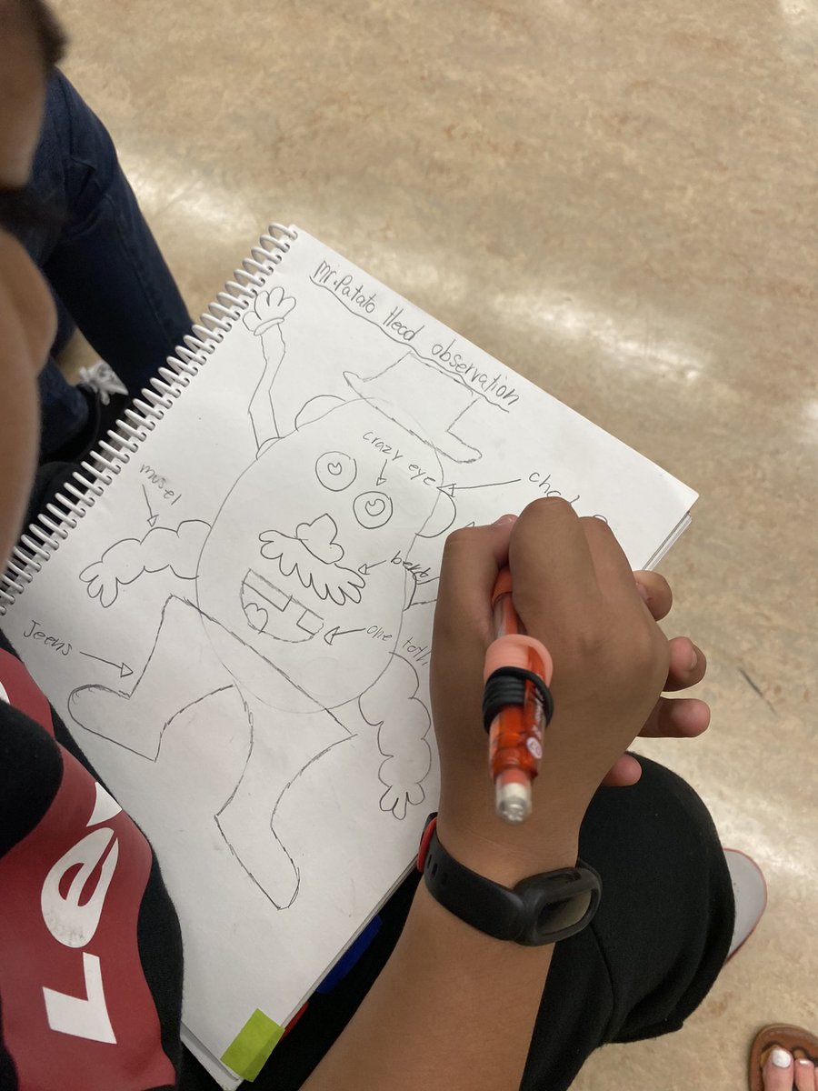 wdsgradesix's tweet photo. We still play in Grade 6! Having some fun with Mr.Potato head to teach us how making careful and detailed observations is part of the scientific process. #cbescience #wdsgradesix #wds #cbearea1 https://t.co/QqTQkyOx5D