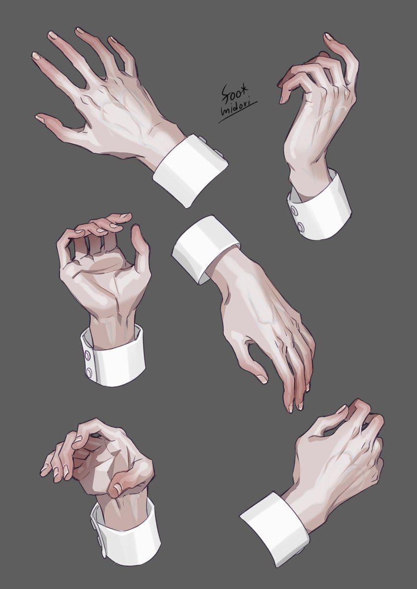 「手 Hand draw 」|碧 風羽 Foo Midoriのイラスト
