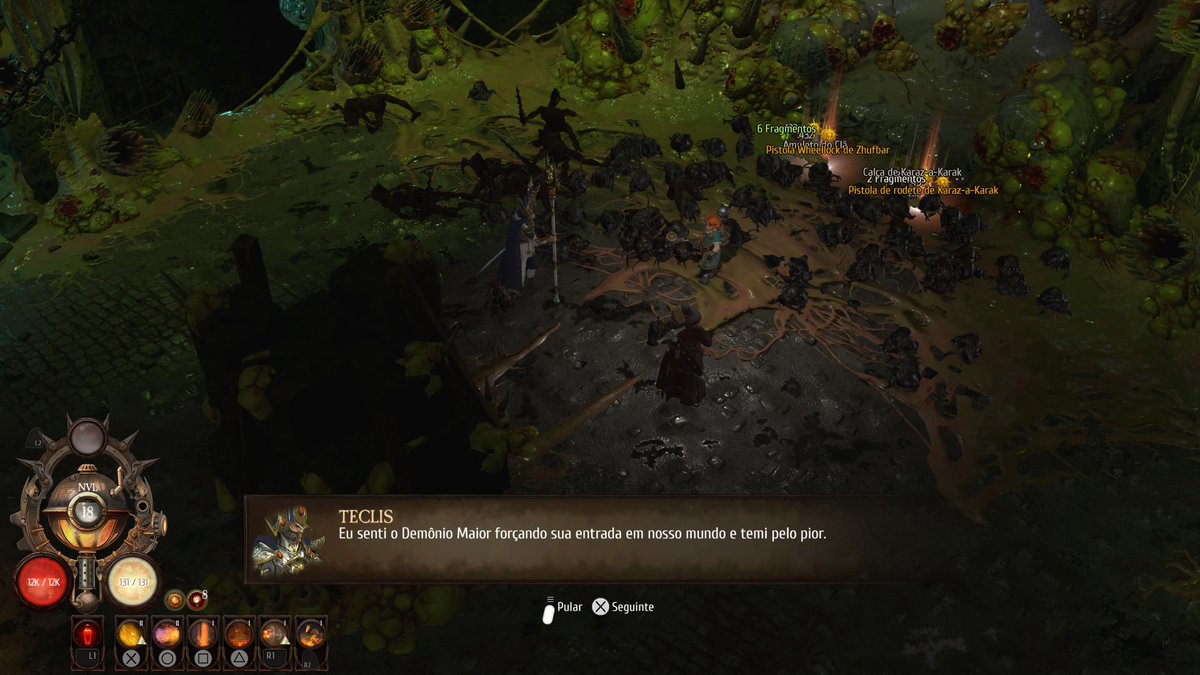 EpicGamersGroup's tweet photo. Que joguinho bacana....
Quem tiver plus deluxe, vale um teste...
#PS5Share, #WarhammerChaosbaneSlayerEdition https://t.co/LWZsL4lOVh