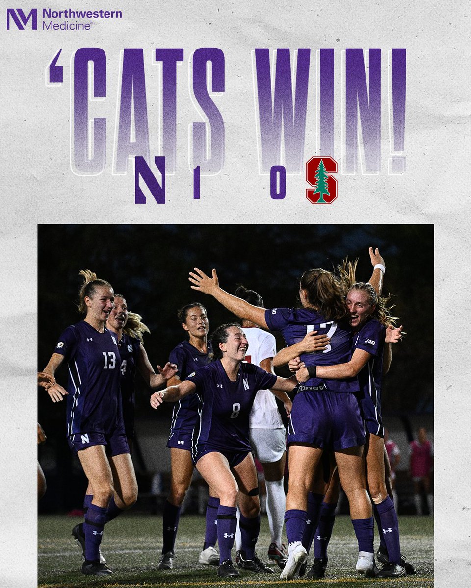 🗣🗣🗣 HOW 'BOUT THEM 'CATS NU takes down No. 6 Stanford for their second ranked win of the week!