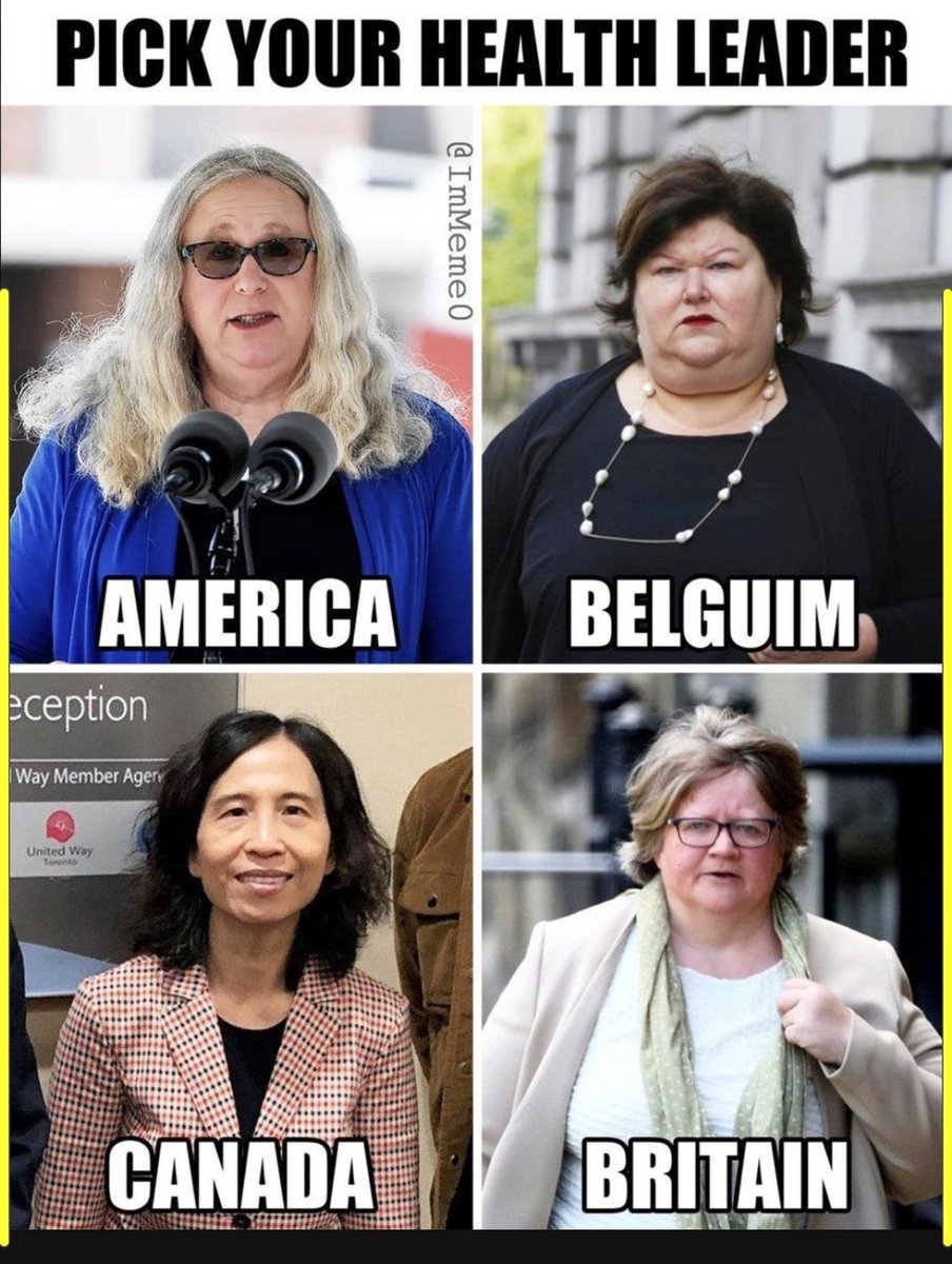 2 of them are men... world is upside down