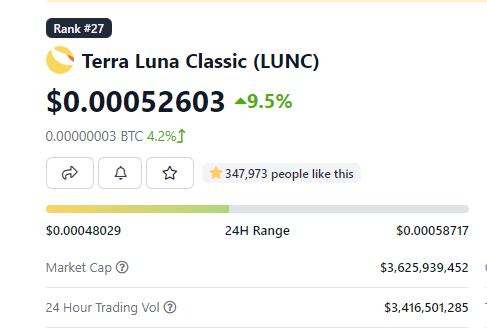 Retweet if you're still holding $LUNC! 🔥🔥🔥🌕

#LUNA #LUNACLASSIC #luncburn