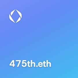 Club member <a href="/sully_finance/">🔮</a> has generously offered to give away 475th.eth to our community!

☑️Like, RT, and Tag an #ENS Fren!
☑️Follow <a href="/999thClub/">999th Club</a> &amp; <a href="/sully_finance/">🔮</a> 
Winner in 48 hours!

If you want to buy one yourself, find us on <a href="/ensvision/">Vision.eth</a>! 
ens.vision/categories/999…