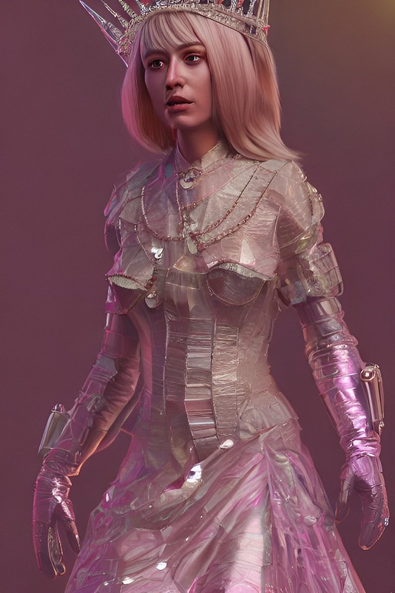 SaraXurtch's tweet photo. This is what I got when I asked an AI to draw a #transgender princess. https://t.co/teuNz1OnHd