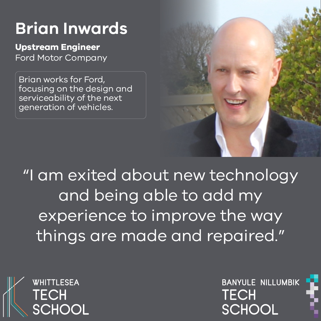 Celebrating Careers in STEM! Every journey is different, no pathway is the same. 

Post 3 of 3 - Introducing Brian Inwards, Upstream Engineer at Ford Motor Company

To take part in this initiative please complete the survey bit.ly/TSSTEMcareers

#Techschools #STEMcareers