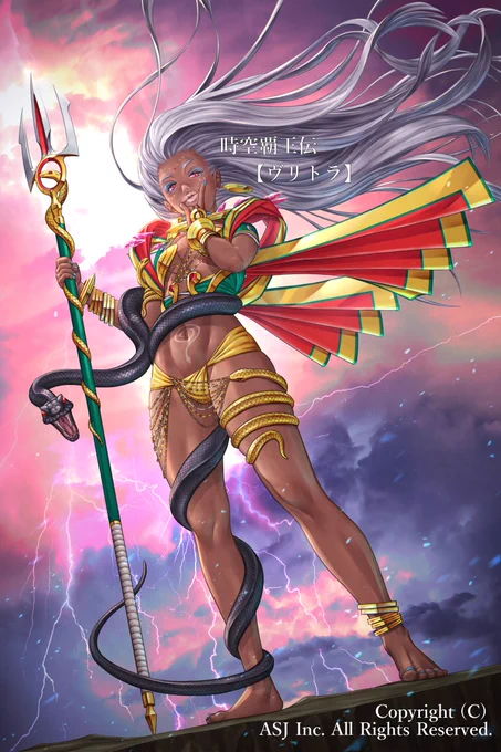 #出現画廊 十日目です。カードイラストは武将のみではなく、モンスターの女性キャラ化も描いています。無料来場登録→ 私の展示→ 