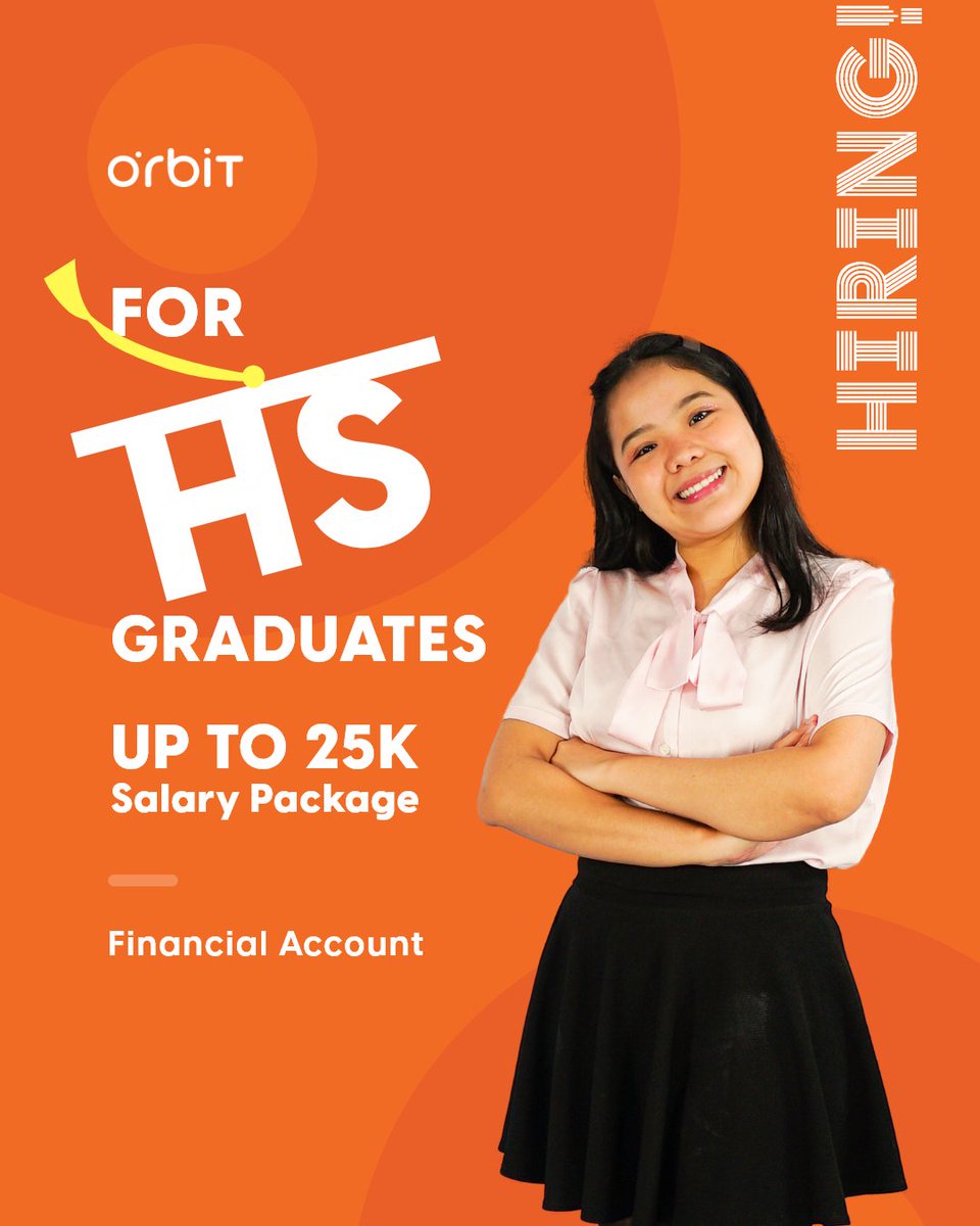 OrbitCareerHub's tweet photo. EARN UP TO A 25K SALARY PACKAGE! ๐ธ
Call center jobs are gaining momentum in the job market! Come, join a team committed to #CustomerServiceRepresentative for #FinancialAccounts excellence! ๐งก
โ
Click the link to get started: https://t.co/318sgh3Oa4 https://t.co/S8Jzv5OIwr