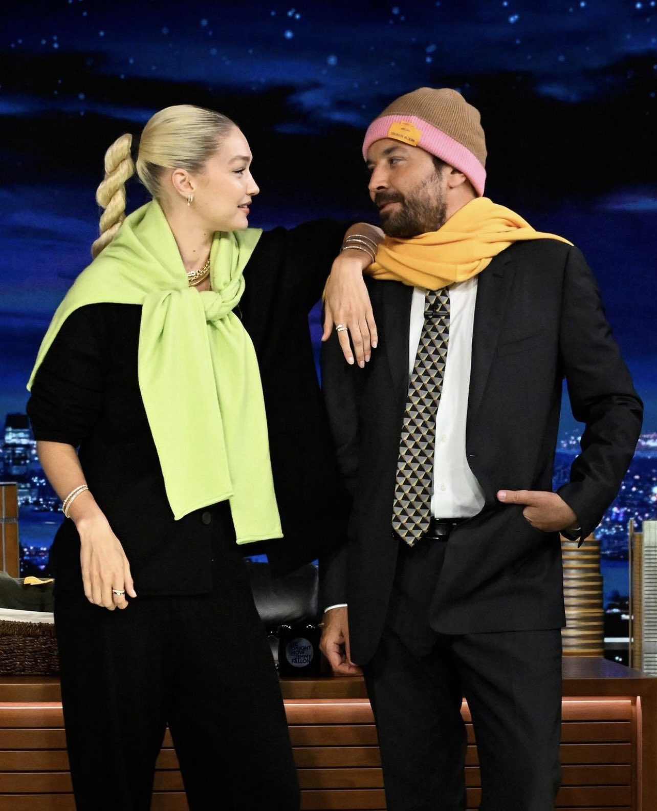 Gigi Hadid appeared on The Tonight Show Starring Jimmy Fallon in