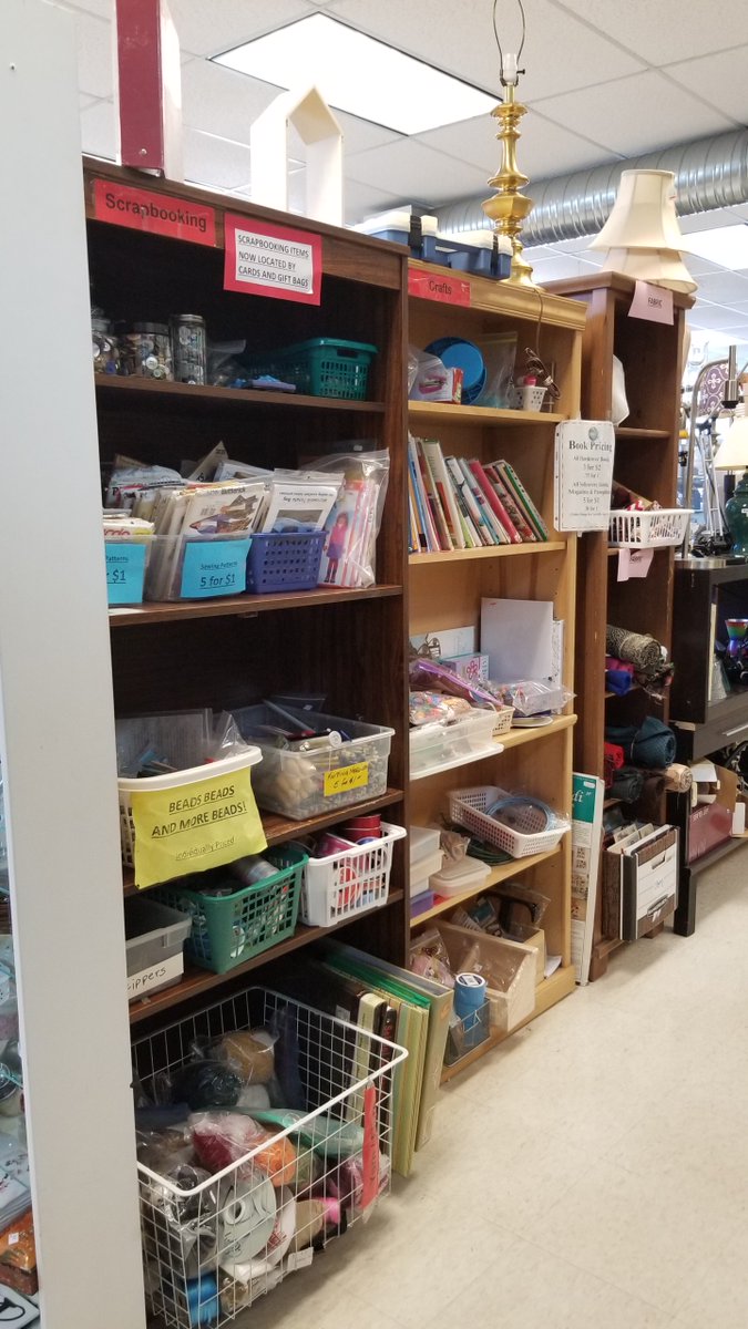 Fantastic Friday's 50% Off Specials:
• Clothing 
• Electrical &amp; Electronics 
• Kitchen &amp; Appliances 
• Décor
• Picture Art

Crafting:   Magazines, Pamphlets, Sheets are 5 for $1!