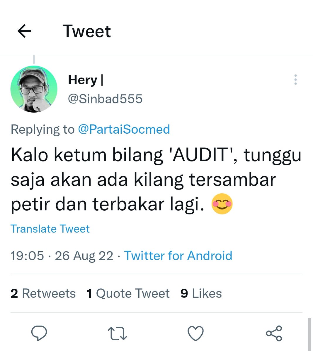 PartaiSocmed's tweet photo. Sesuai prediksi Aa Hery @Sinbad555 https://t.co/myOYhoOXyB