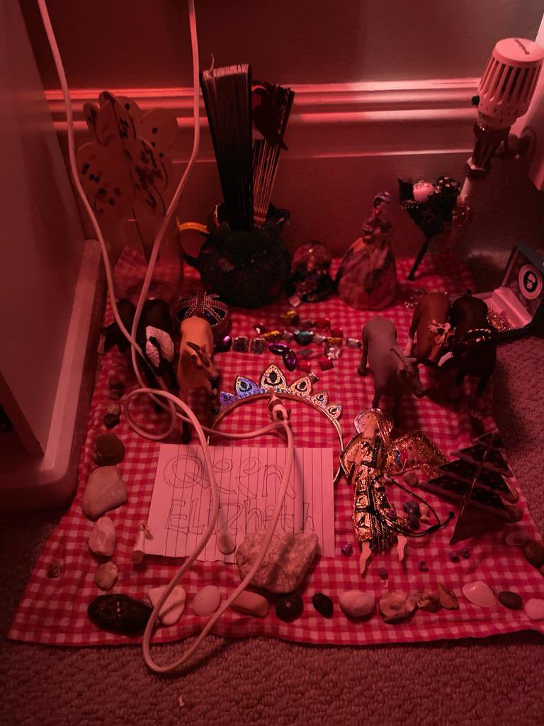 Got home after a long day. I was reduced to tears by my daughter’s offerings and tributes to Queen Elizabeth. She has even dressed up her horses and cows as she knows the Queen loved them. 💔 From 7-year-olds to 77-year-olds… She meant so much to so many people. 💙