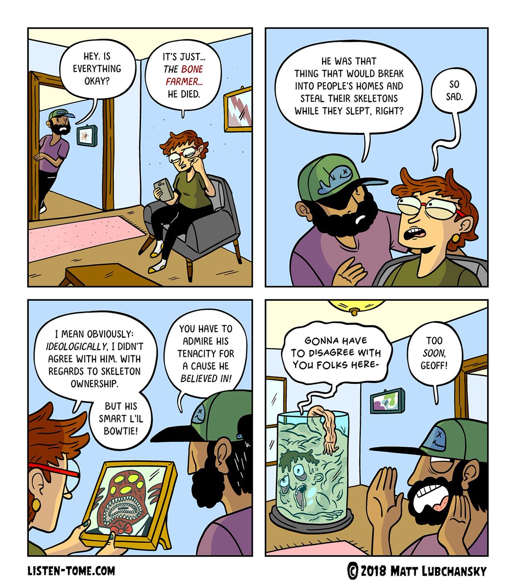 ANeonGreenCity's tweet photo. Suprisingly I haven't seen any one post the Bone Farmer comic. https://t.co/DUQlKRQPMn