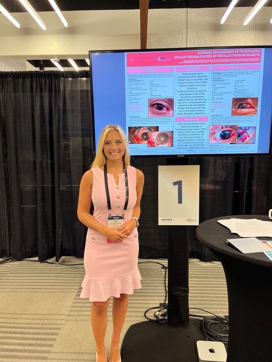 LilySpellman12's tweet photo. Can’t believe #WIO2022 started 2 weeks ago already! Reflecting on the thrill of presenting at my first #Ophthalmology conference, the joy of meeting #WomenOphthalmologists who have paved the way, and so many other amazing memories. Counting down the days til next year in FL ☀️🧿 https://t.co/6DbLULTuJK