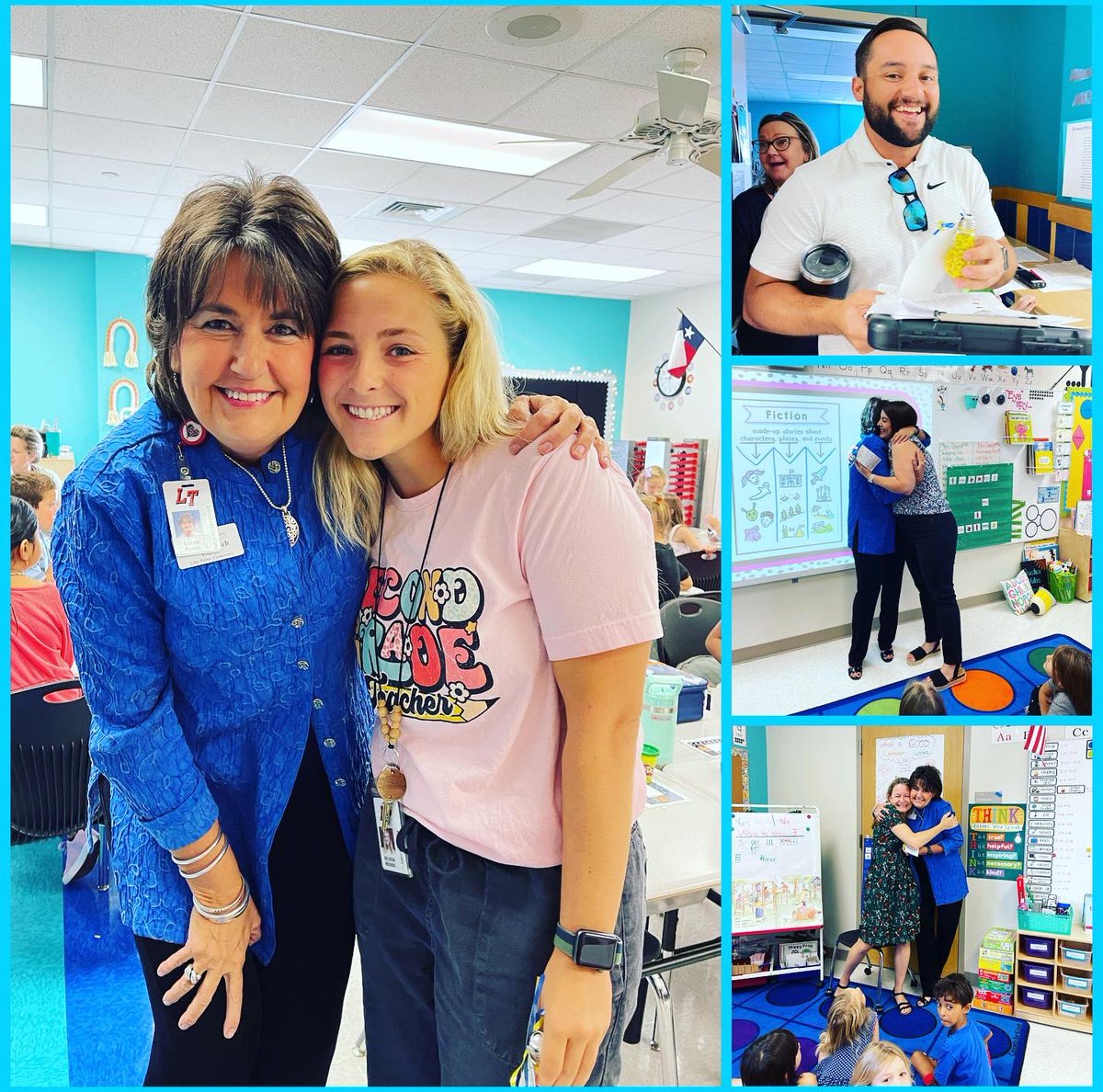 The LPE Admin team is over the moon for our amazing staff! Thank you teachers, for being the ⚡️positive⚡️energy⚡️ lighting the way for our students. It’s a wonderful feeling to be surrounded by greatness ⚡️❤️💡 #SpreadTheLove #ThankYou <a href="/ltisdschools/">ltisdschools</a> <a href="/LakePointeES/">LakePointeES</a> <a href="/KarenReich11/">Karen Reich</a>