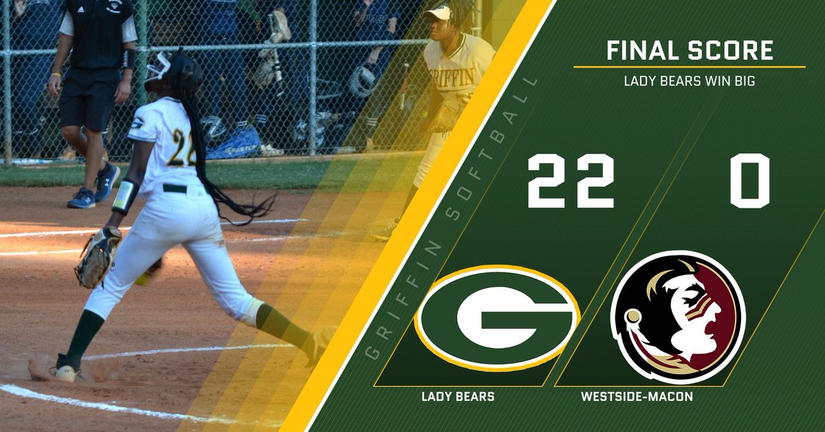 TheGriffinBears's tweet photo. Lady Bears win big vs. Westside-Macon. Move to 3-2 in region play. 

@GriffinHS https://t.co/p3ag75CJUo