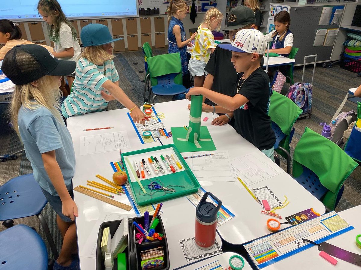 MrsWellsHB's tweet photo. Happy First Day! I just love how the room comes to life once the students walk in. Today was a great day! ❤️ https://t.co/VYV2ueAD2R
