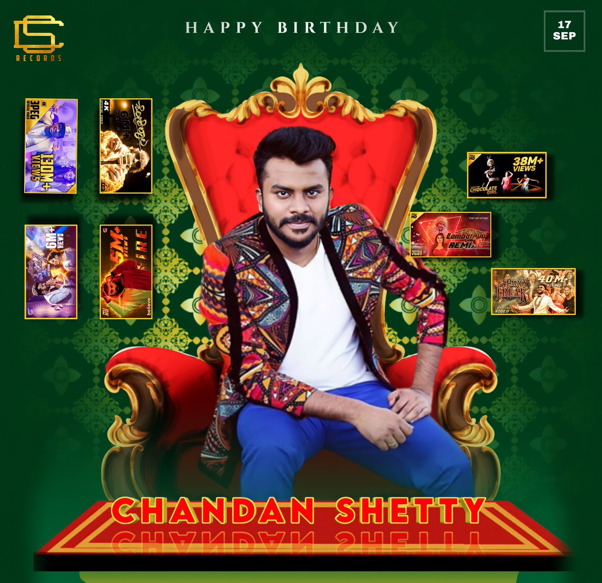 swamy_shree's tweet photo. 8 days to go #birthday  #chandanshetty #kannada @chandanspshetty https://t.co/SF8mQalrff
