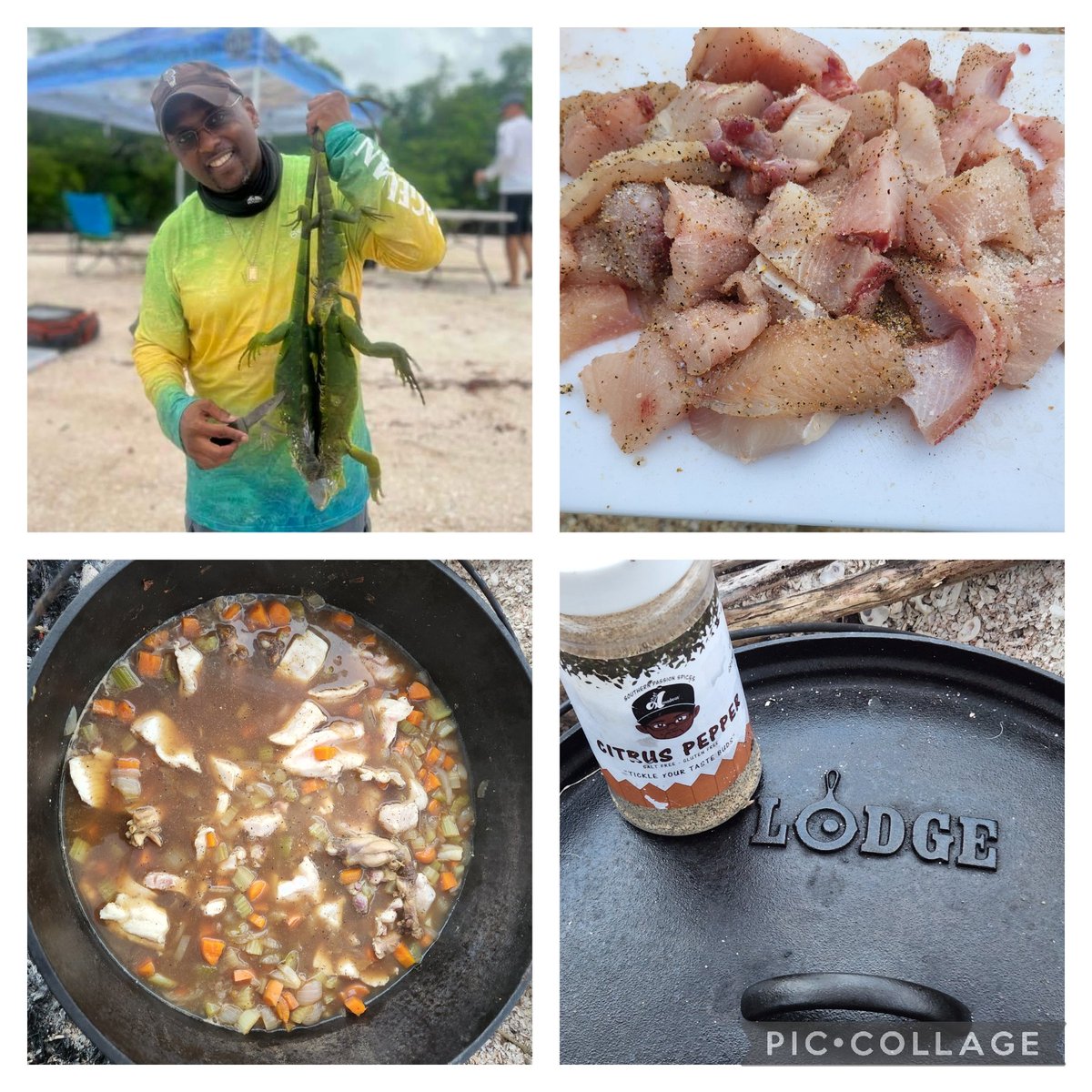 Great time camping in southflorida. #dutchoven #lodge #ozarktrail #southerpassionspices #rei #bassproshop #walmartcamping #academysports #magellanoutdoors #foodnetwork #10can #veterans #usnavy #militaryblaze