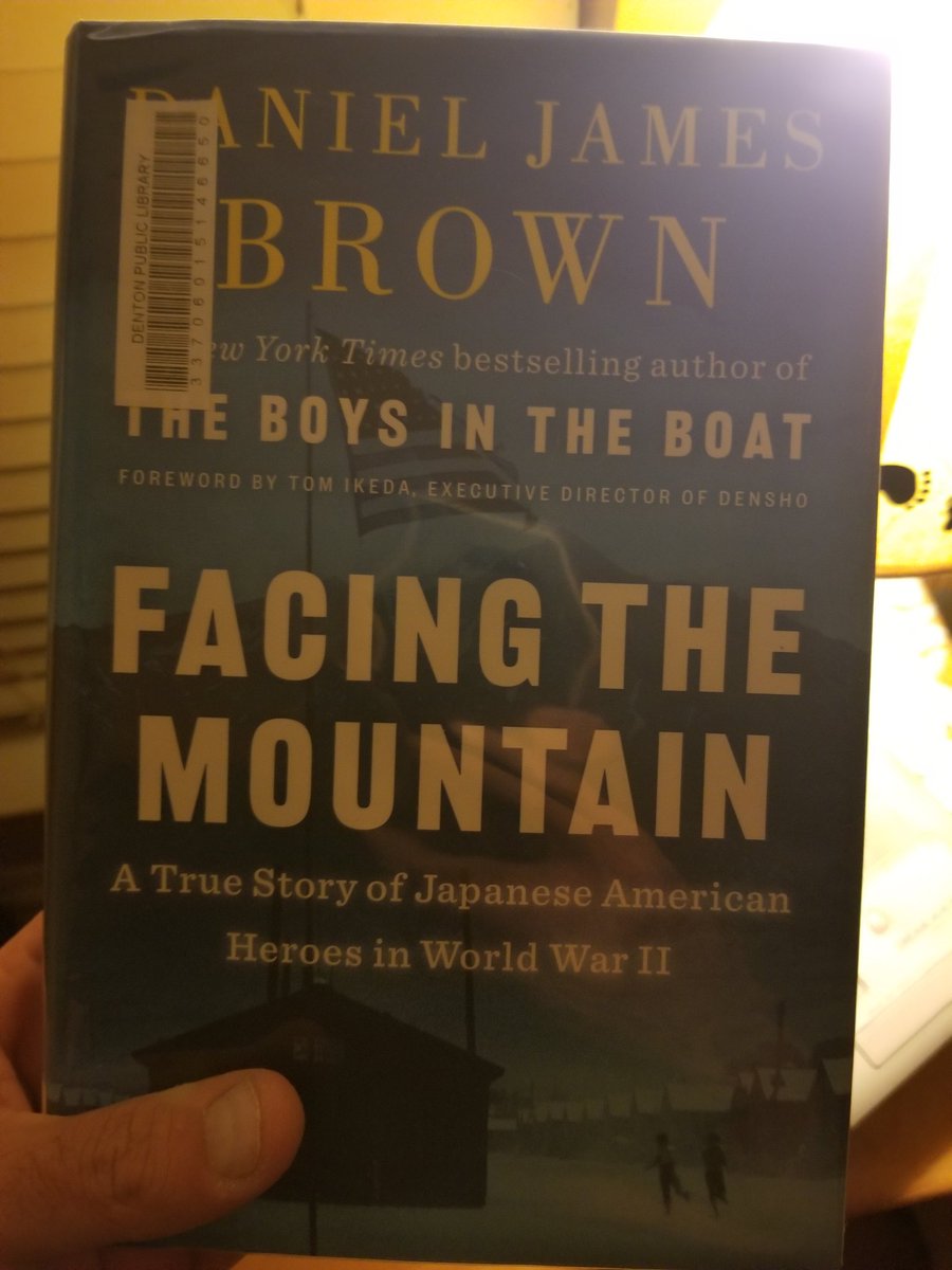 I'm reading Facing the Mountain, a stirring &amp; inspirational account of the Japanese American 442nd Regimental Combat Unit and their heroism during WWII. What are you reading?