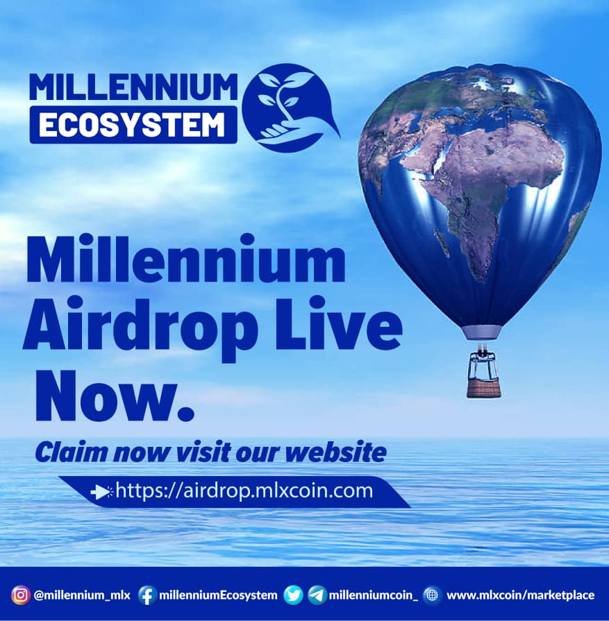 Mylegacycoin20's tweet photo. Millennium Airdrop is Live Now visit our Airdrop Link 👉 https://t.co/UNW5PGF5jb https://t.co/Ryla4yawpj