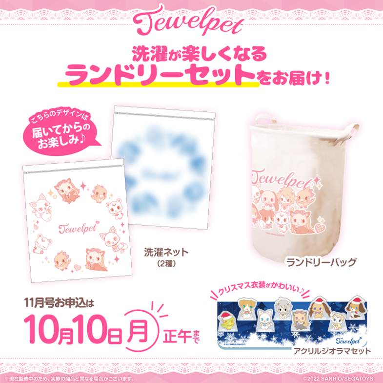📢 #ジュエルペット #サプライズボックス 11月号一部アイテムをご紹介