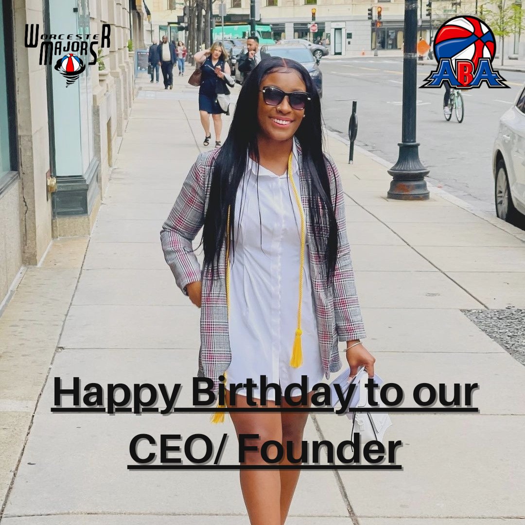 WorcesterMajors's tweet photo. MajorsNation please wish our CEO/ Founder @_vincy.belle a very special happy birthday https://t.co/i0PHP8IAiN