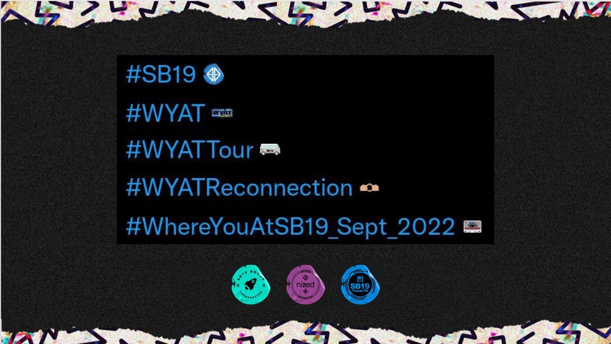 SB19TrendsPH's tweet photo. Not just one, but five hashflag for SB19 in todays news!

Disco-pop song #WYATSB19 #WYAT by @SB19Official #SB19 https://t.co/zaiVCxx3k1
