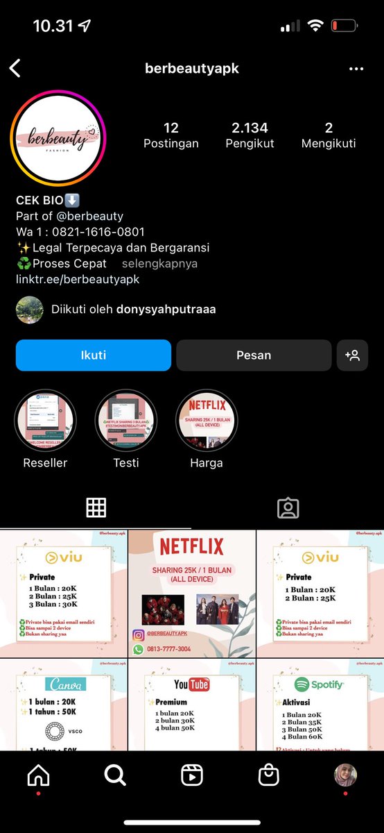 HikmahBasri's tweet photo. Beli akun netflix udah sering banget sama dia cuman baru kali ini slow respon banget, belinya semalam sampai pagi gak di respon, jadi iseng chat pakai hp satu eh langsung di respon dong wkwk gimana nih langsung di blok juga nih wkwkw #netflix @berbautyapk #berbautyapk https://t.co/pCkk2IDFkC