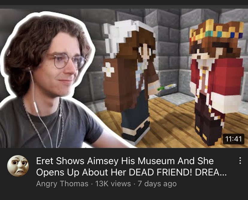 ms paint ☆ ⚢ on Twitter "RT nyx_thedragon Eret Shows Aimsey His Museum And She Opens Up About