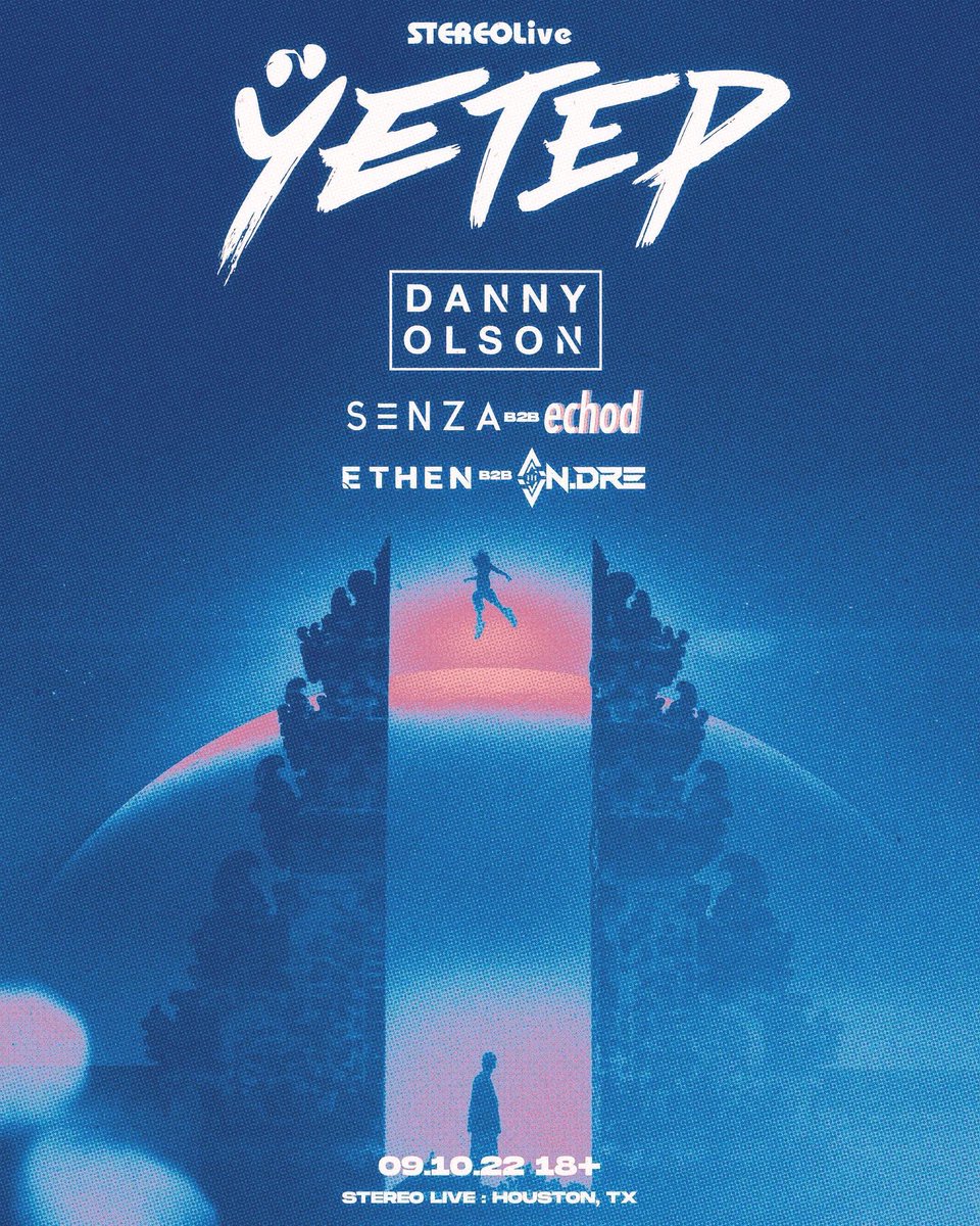 OC &amp; HTX fam — see you this weekend on <a href="/imyetep/">yetep</a>'s tour! ❤️‍🔥🛰 

FRIDAY 9/9: <a href="/officialsenza/">SENZA</a> B2B <a href="/echodmusic/">echod</a> at <a href="/timenightcluboc/">TIME NIGHTCLUB</a>
SATURDAY 9/10: <a href="/officialsenza/">SENZA</a> B2B <a href="/echodmusic/">echod</a>, <a href="/ethenmusic/">ETHEN</a> B2B <a href="/AndreTran_/">Andre</a> at @Stereo_Live 😍🔥

FRI: bit.ly/3x4aHYM
SAT: bit.ly/bto-yetephtx