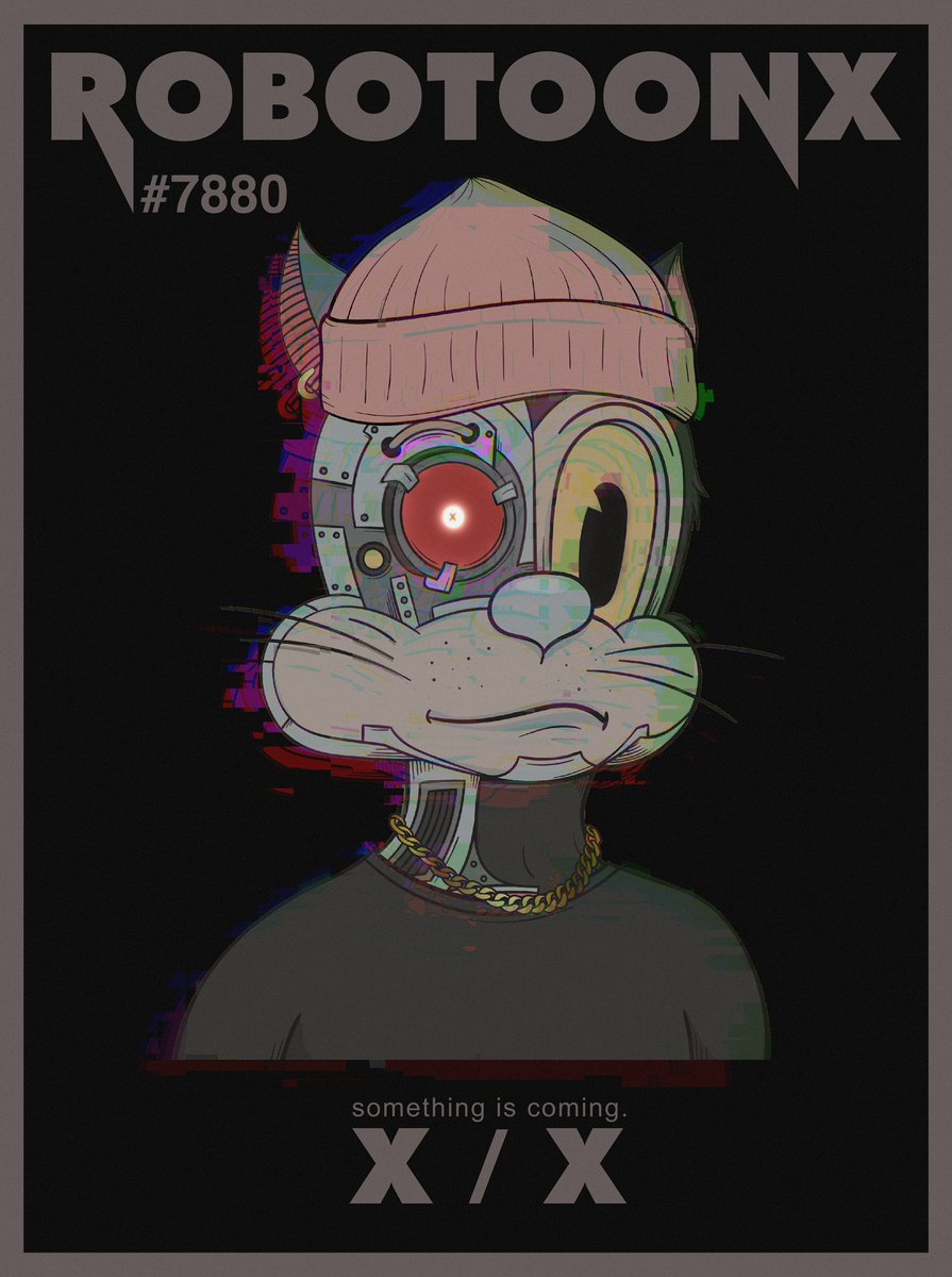 RoboToonX's tweet photo. X — something is coming!

#RoboToonX 
@RoboToonX @DegenToonz https://t.co/V9ffzgzFpW