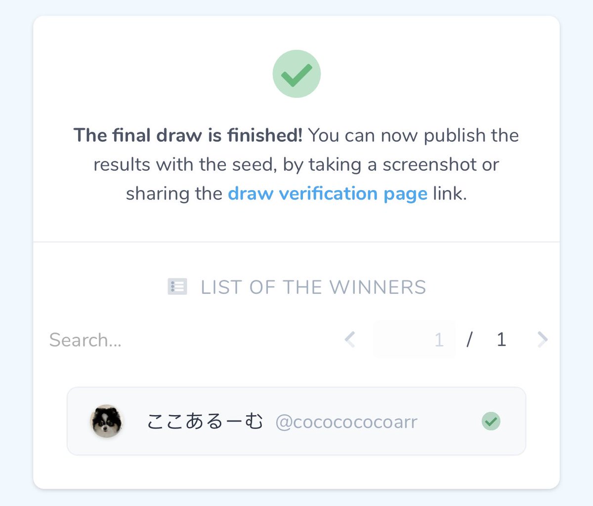 StakeReloads's tweet photo. Congrats @cococococoarr! Check your DM! 💎 https://t.co/SDkG8qzkrZ