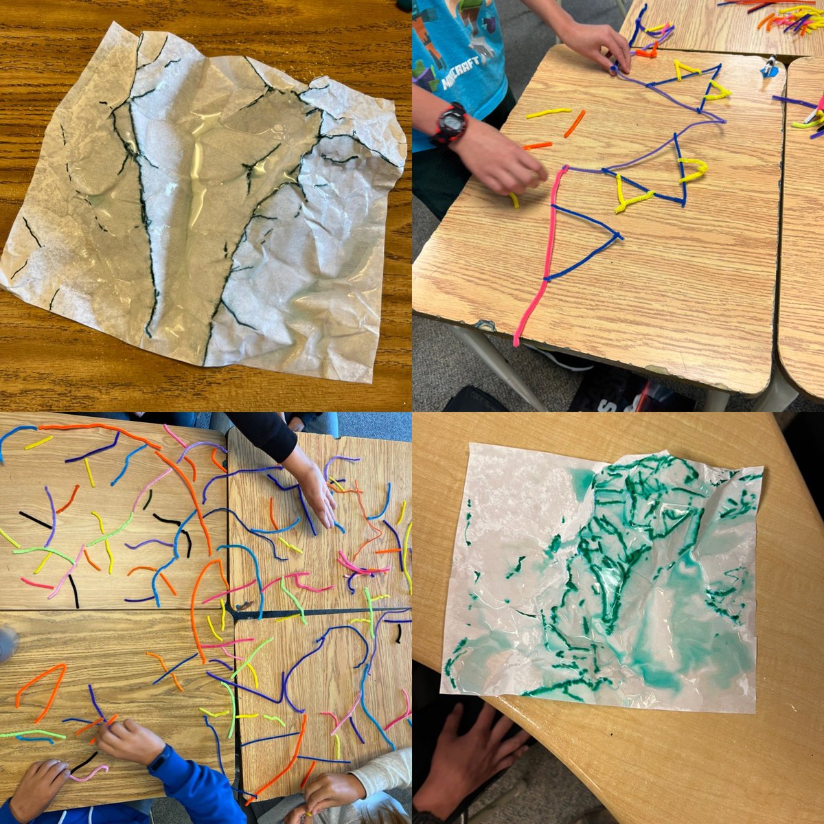 More fun with fractals! Today <a href="/bandedpeakrvs/">Banded Peak School</a> 7/8s connected Science, Math &amp; Art by making and analyzing watersheds made from fractals and creating their own #fractalart. #rvsed
 fractalfoundation.org