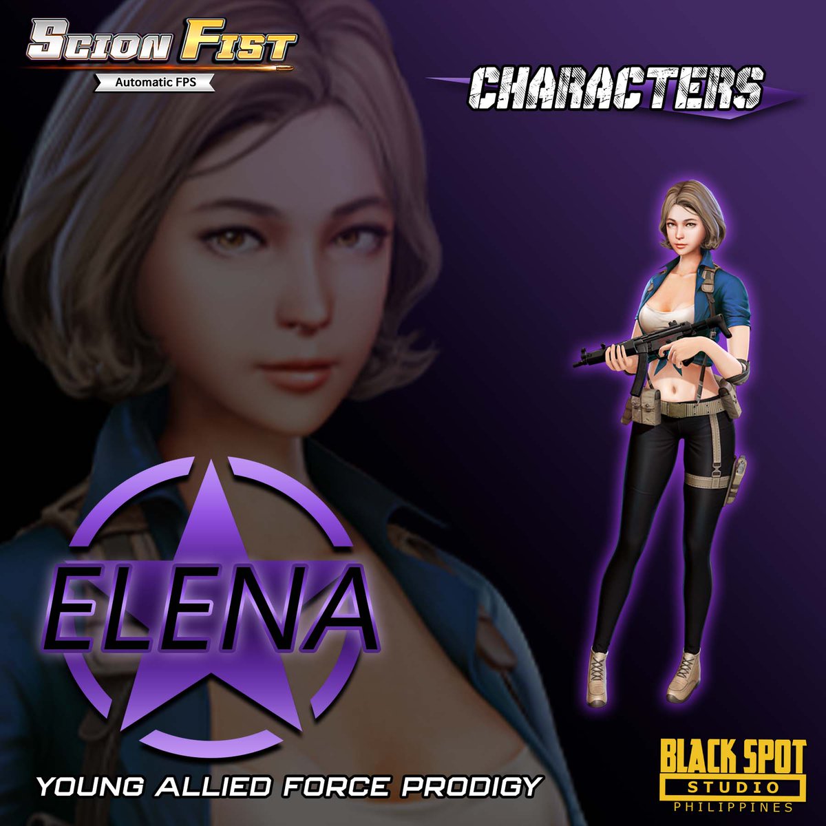 ScionFist_PH's tweet photo. The youngest leader and the smartest one. You definitely need to get this character!
📲Google Play Store:  https://t.co/H4xS5FQPpv
📲 Apple Store: https://t.co/5g2WQ95pzw
#ScionFistPH #FPS #ShootingGame #Action #thrill #GunsAndWeapons #Games #OnlineGames #Android #IOS #VideoGamin https://t.co/uGBkxMCNI8