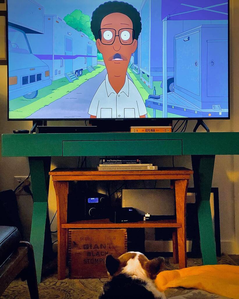 CorgMarshall's tweet image. New episode of @centralparkofficial! I love barking at the squirrels and Champagne. instagr.am/p/CiRN8G1NjB3/