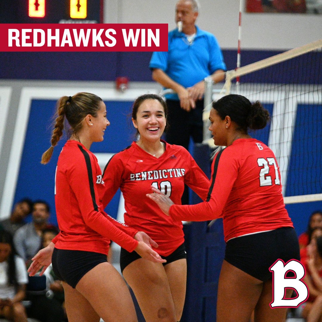 The Redhawks take their first win in Cal Pac play in a 3-0 sweep!

BENU - 25,25,25
UAV - 13,14,22

#GoRedhawks