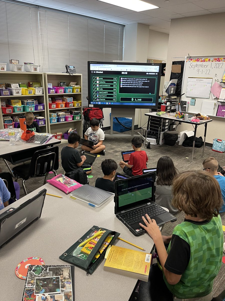 We used Blooklet to review our grammar rules! Loved the students’ competitive spirit to “hack” crypto for the win! 🤣