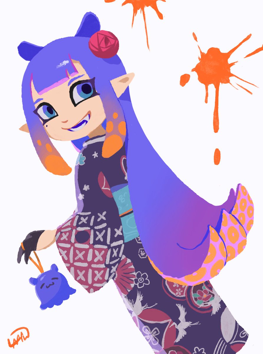 一伊那尓栖 ,takodachi 「Splatoon :3 #inART #いなート 」|LAW🖲のイラスト