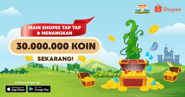 Menangkan total 30 JT dalam 15 detik dan ratusan tetes air dengan main Shopee Tanam Tap Tap sekarang! shp.ee/ce33q22ceux