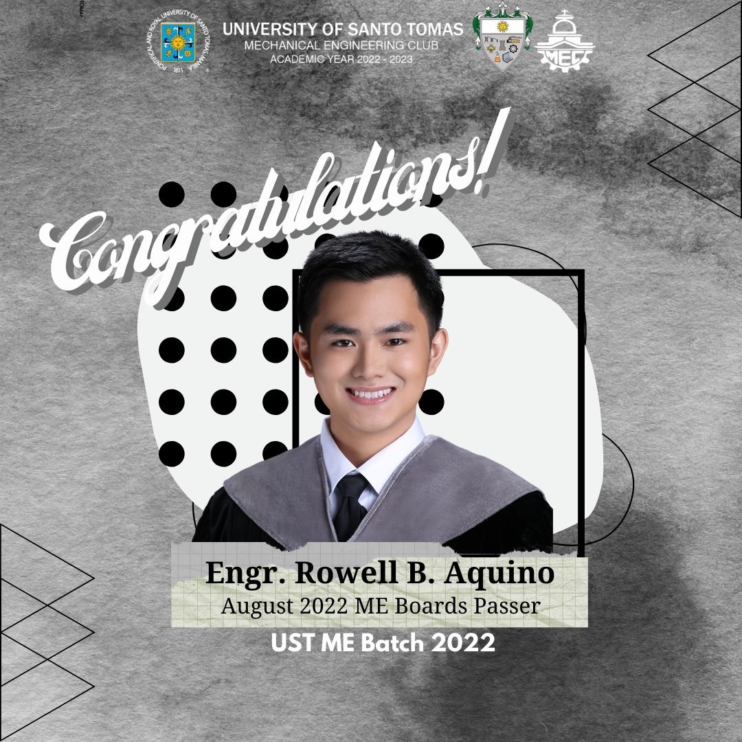 USTMEC's tweet photo. 1/10
Mga ka-Barangay!
Let us congratulate our 109 new Mechanical Engineers posting a passing rate of 55.90-percent in the August 2022 Mechanical Engineering Board Exams.  
Your perseverance and hard work have paid off. Now we look forward to achieving your goals - https://t.co/IFGiCEvPK5