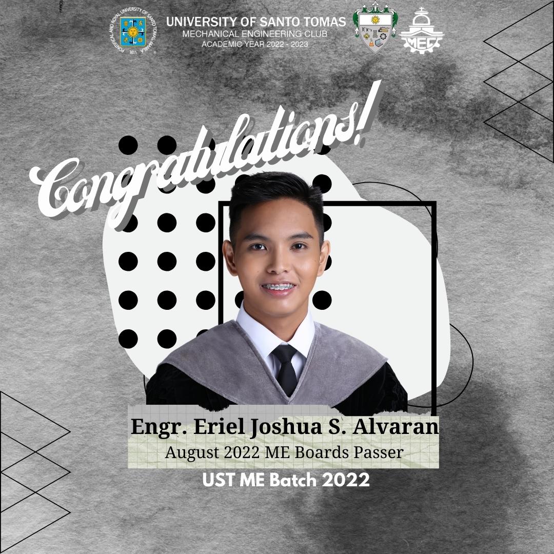 USTMEC's tweet photo. 1/10
Mga ka-Barangay!
Let us congratulate our 109 new Mechanical Engineers posting a passing rate of 55.90-percent in the August 2022 Mechanical Engineering Board Exams.  
Your perseverance and hard work have paid off. Now we look forward to achieving your goals - https://t.co/IFGiCEvPK5